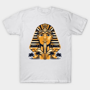 Ancient Egypt Golden Elegance: Modern Mythology & Ancient Grandeur T-Shirt